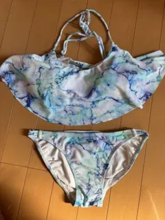 レディース セパレート水着 ビキニ マーブル柄のサムネイル