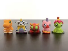 当時物 デジモンアドベンチャー ソフビ ミニフィギュア 指人形 セット まとめのサムネイル