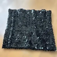 ブラック スパンコール ビスチェ