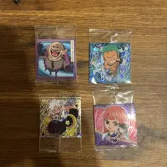 ワンピースウエハース12 4枚セットルフィ　ゾロ　ホグバック　グロリオーサ