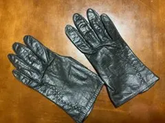 ブラックレザー手袋/本革