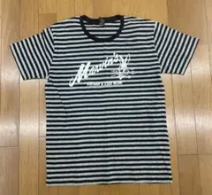 Marvin's ストライプ Tシャツ グレー/ブラック