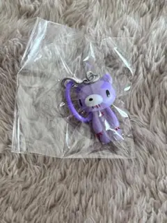いたずらぐまグルーミー マスコットチャーム　めじるし　立ちパープル