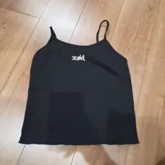 大人気　x-girl キャミソール 　ブラック　Mサイズ