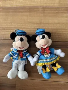 【新品未使用】ドナルド　パルパルーザ　ミッキーミニーぬいぐるみバッチ