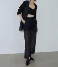 JOSEMOON シアーコンビワイドパンツのサムネイル