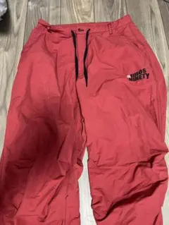 atmos NINETY ワークパンツ レッド コラボパンツ