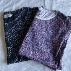 CURE SUGAR 花柄　長袖Tシャツ Mサイズ　２枚のサムネイル