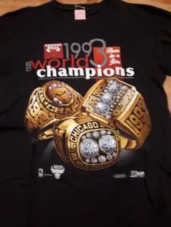 天*使様 「超希少白」ブルズ1998年優勝記念JKT 「Lサイズ」 天*使様 「超希少白」ブルズ1998年優勝記念JKT 「Lサイズ