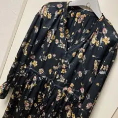 andemiu（アンデミュウ）ノーカラーシャツワンピ　ゆったり　大きめ　ロング