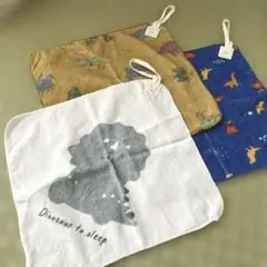 恐竜　ループ付きハンドタオル