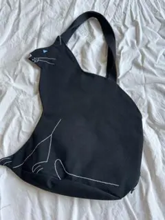 黒猫トートバッグ