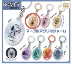 PEANUTS KOROKORO SNOOPY マーブルアクリルチャーム