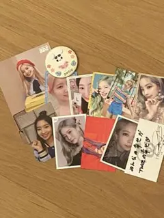 TWICE ダヒョン　公式　12点セット　缶バッチ　トレカ