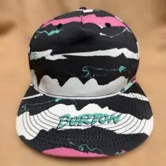 BURTON カモフラージュ スプラッシュペイント風 キャップ