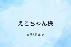 えこちゃん様　専用