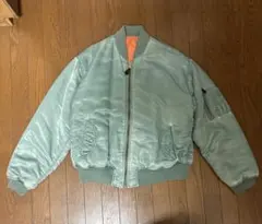 MA-1フライトジャケット】ミリタリー L カーキ