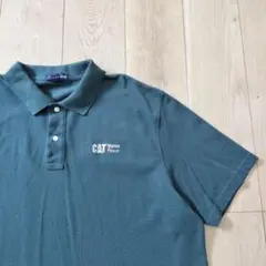 US古着 ポロシャツ キャタピラー CAT Marine Power XL