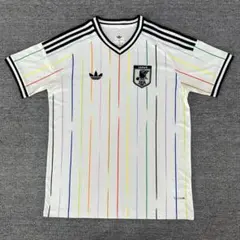 WORLD CUP 2026 日本代表 ホワイト ストライプ シャツ M - メルカリ