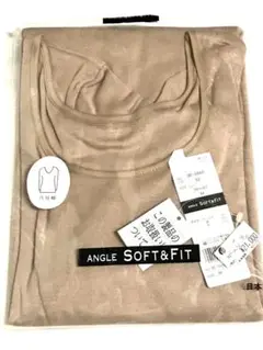 アングル SOFT＆FIT カシミヤ、絹、毛100% 8分袖インナーM★449S
