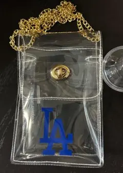 MLB ドジャース　クリア　チェーン ショルダーバッグのサムネイル