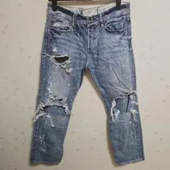 Abercrombie & Fitch ダメージデニム W 25