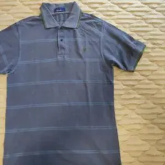 k*o様 フレッドペリー　ポロシャツ　ボーダー　ネイビー　古着　M6223　Sサ