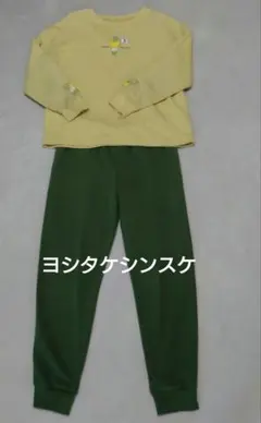 人気 ヨシタケシンスケ GUコラボ パジャマ上下セット150