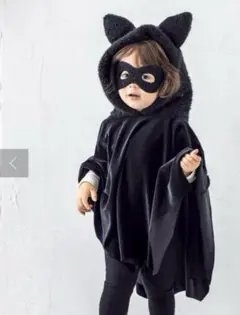 3COINS スリコ キッズ ベビー ハロウィン 仮装 コウモリポンチョ