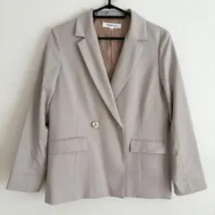 NATURAL BEAUTY BASIC テーラードジャケット M／ベージュ系