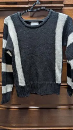 EGOIST 黒と白のニットセーター