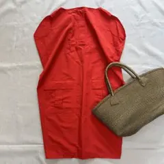 極美品☆トゥモローランド　sakayori. ワンピース　コクーンシルエット　赤のサムネイル