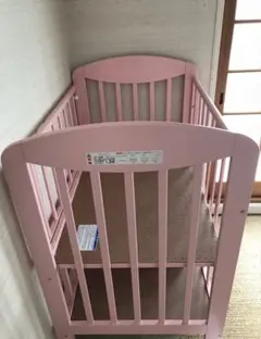 KATOJI 希少　ピンク　ミニベビーベッド ハイタイプ　【引き取り限定】のサムネイル