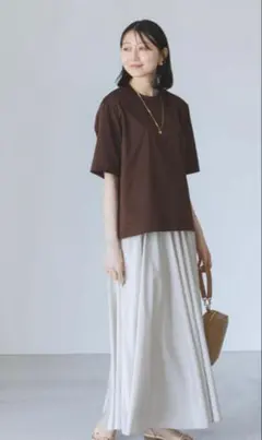 NOBLE ノーブル♡カットサテンプルオーバー チャイロのサムネイル