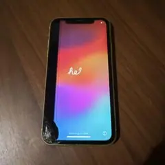 画面割れのみ Apple iPhone 11 64gb イエロー 本体 ジャンク