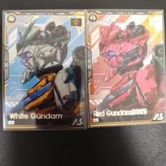 アーセナルベース 白と赤のガンダムセット４