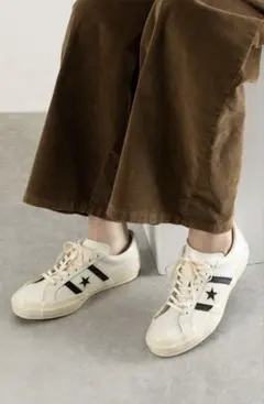 超美品　CONVERSE　STAR&BARS US LEATHER