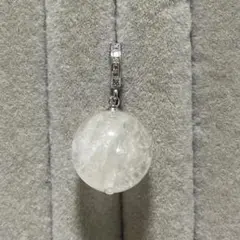 水晶　ホワイトガーデンクォーツ　ペンダントトップ
