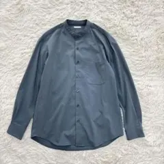GU バンドカラー　長袖シャツ　メンズ　Sサイズ