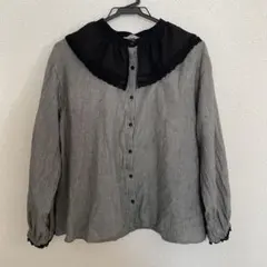 サマンサモスモス レース襟ブラウス