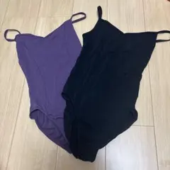 シルビア 水色と黒のフリルレオタードセット 値下げ可 - メルカリ