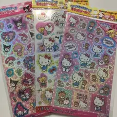 サンリオ　キラッとシール3枚セット