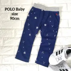 ラルフローレン POLO Baby スリムパンツ 90cm ネイビー