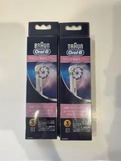 BRAUN Oral-B やわらか極細毛ブラシ 3本入り　2個セット　計6本