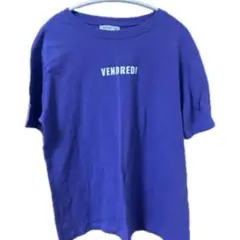Bershka パープル ロゴTシャツ L