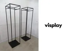 展示品■オカムラ■VISPLAY■ハンガーラック■スチール■ブラック/黒モダン■ 展示品□オカムラ□VISPLAY□ハンガーラック□スチール□ブラック/黒