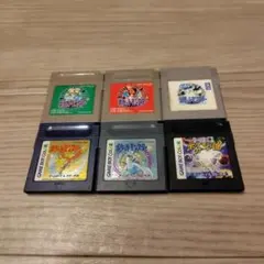 た*君様 ポケットモンスター ゲームボーイソフト 6本セット