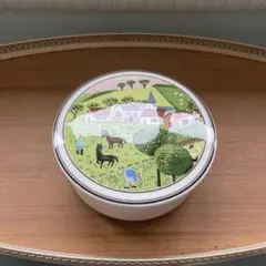 Villeroy & Boch ビレロイボッホ　田園風景 蓋付き小物入れ 陶器のサムネイル