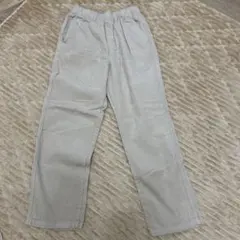 WEGO メンズ　コーデュロイイージーストレートパンツ　ベージュ　S