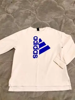 美品　adidas ホワイト トレーナー 140 アディダス